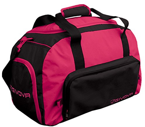 GIVOVA, Borsa Palestra Unisex – Adulto, Nero/Fuxia, Taglia Unica