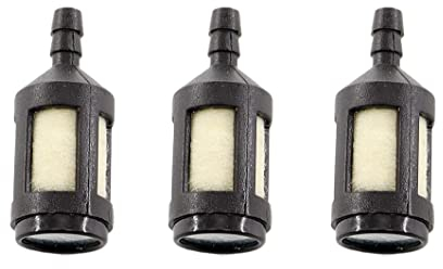 MCHNIC 3x Universal Benzinfilter Kraftstofffilter für Kettensäge Stihl Dolmar Husqvarna Homelite McCulloch Solo usw.