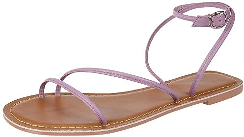 faina Damen Sandalen, Flieder, 40 EU