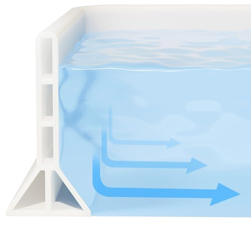 YISUIPU 3.8'' High Shower Threshold Water Dam Collapsible 70IN Shower Water Splash Guard for Shower Water Blocker for Wet and Dry Separation Bathroom and Kitchen (70 Inch)