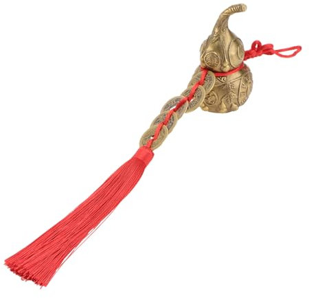 ABOOFAN Copper Gourd Ornaments Auspicious Gourd Decorative Pendant for Home Decor Symbolical Pendant for Living Ornaments Household Adornment