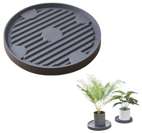 Rullo per Piante per Esterni,Rullo per Fiori per Esterni e Interni,Portavasi con Ruote,Sottovaso con Ruote girevoli,Rullo per Piante in plastica,Carrello Portapallet in Plastica,Rullo per Piante