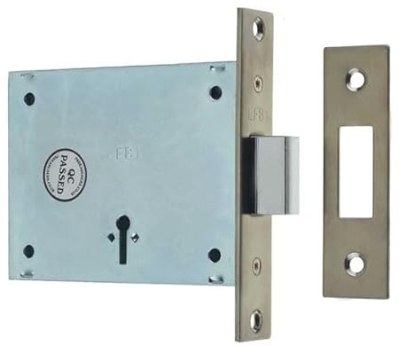 Kooples Hardware Fire Brigade Mortice Locks – FB1, FB2, FB11 & FB14 Keyed Emergency Access Locks – Standard Size Mortice Lock Case for Riser Doors & Service Cupboards (FB1)