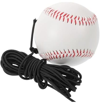 Baseboll och softball träningsutrustning | Elastiska slagbollar med justerbart rep - träningsverktyg för nybörjare och professionella slagare, förbättrad kontroll,