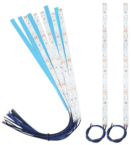 YIXISI 10 ST 200mm Förkopplad LED List, 2335 SMD LED Lampa, 12V - 18V LED List, Blå