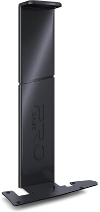 PAXO Stylische PS5-SLIM Wandhalterung für Disc & Digital Version | Stromanschluß Links | Playstation 5 Wandhalterung, PS5 Zubehör, schwarz