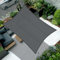 COOL AREA Sonnensegel Wasserdicht 5x6m Rechteckig Sonnenschutz 95% UV Schutz Wasserabweisend Segel PES für Garten Balkon Terrasse-Antracita