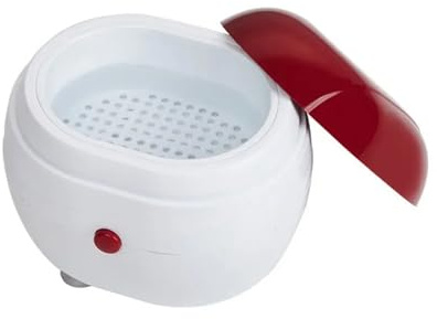Nettoyeur à ultrasons Portable for Bijoux, lentilles, Montres, prothèses dentaires - Machine à Laver Domestique et boîte de Nettoyage Nettoyeur de Bijoux
