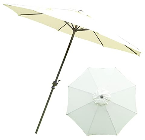 Garden 7.5' Parasols Double Top Patio Sun Umbrella, Perfect for Outdoor Yard, Beach Commercial Event Market, Camping, Pool Side good