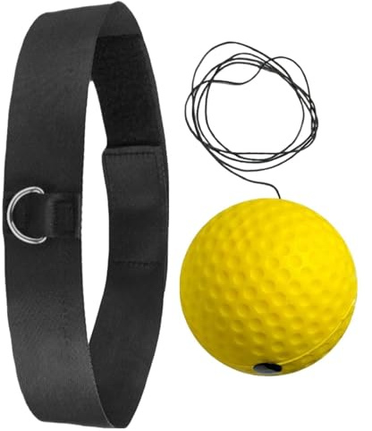 Generico Palline riflesse per Allenamento di Boxe, Palline di Reazione per Allenamento di Boxe,Set di Palline React con Fascia per da per Bambini | Attrezzatura per Fitness Indoor