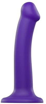 Strap-On-Me Bendable Dual Density Silicone Dildo for Strap On Harnesses
