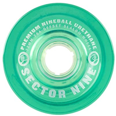 Sector 9 Unisex 72mm 78A Nineball Wheel Set, Adult, Mint, 72mm