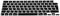 kwmobile Silikon Tastaturschutz für Apple MacBook Pro 14 (2021) A2442 - QWERTY Russisch Keyboard Cover Abdeckung - Schwarz