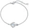 FANCIME Armband Damen 925 Sterling Silber Weiß Gold Juni Geburtsstein Armbänder mit Natürlicher Mondstein Frauen Schmuck Geschenk für Valentinstag Verlobung Geburtstags Muttertags Weihnachten
