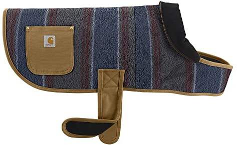 Carhartt Gear P0000468 Sherpa Isolierter Hundemantel Größe S Schattendecke gestreift