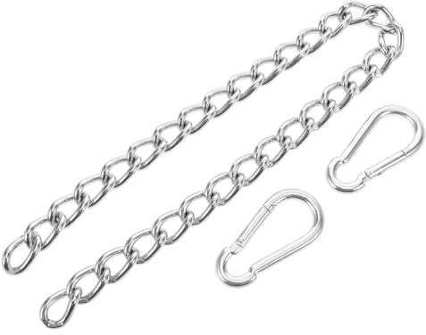 iplusmile Chaîne De Suspension pour Hamac Et Balançoire Crochet De Hamac Support De Au Plafond Chaîne Robuste pour Utilisation Extérieure