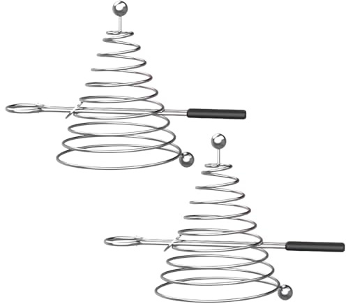 Nippelklemme für Frauen Nippelklemmen für Frau Spiralförmige Brustwarzenklemmen Federbelastete Nipple Clamps sexy mit Zugfunktion Nippel Klemmen für Frauen 2er Set Folter Sex Extrem Sklaven Werkzeug