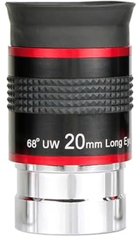 Ocular Ultra Gran Angular de 68° 6 mm, 9, 15 m y 20 FMC 1,25 for telescopio astronómico(20mm)