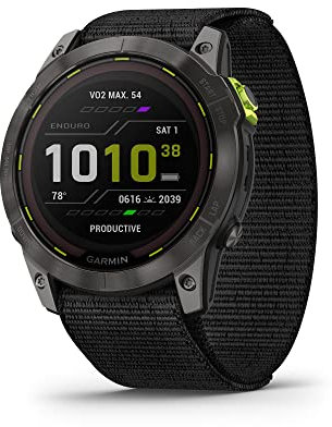 Garmin Enduro™ 2 – Ultraperformance Watch, Long-Lasting GPS Battery Life, Solar Charging, Preloaded Maps