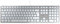 CHERRY KC 6000C FOR MAC, Kabelgebundene Mac-Tastatur (USB-C Anschluss), Französisches Layout (AZERTY), Flüsterleise Tasten, Flaches Design, Weiß-Silber