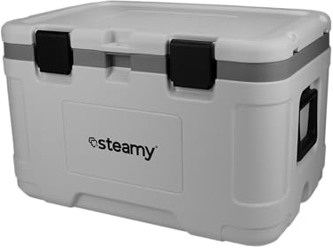 Steamy Marine 50 Kühlbox, 50 Liter, Weiß