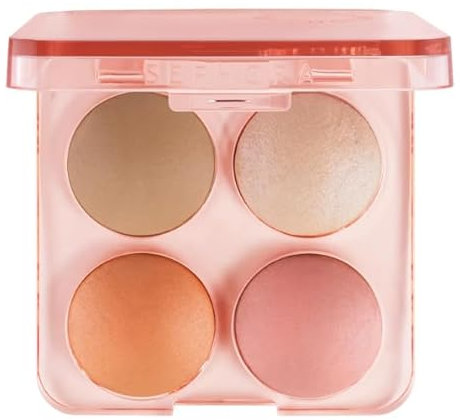 SEPHORA COLLECTION Colorful Face Bronzer, Blush & Highlighter Palette - 01 Light to Medium