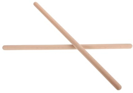 VALICLUD Lot De 2 Bâtons De Yoga Ouverts Pour La Rééducation Pour Les Épaules Et Le Pour La Mobilité Les Postures Les Étirements Manuels En Bois Beige