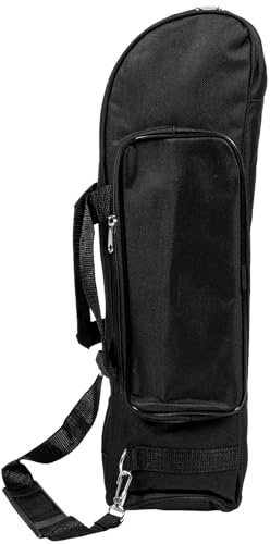 Alasum Bolsa Portátil para Guardar y Transportar para Trompeta Tela Oxford Negra Trompeta Resistente a Impactos, Estuche Multifunción en Cualquier Lugar