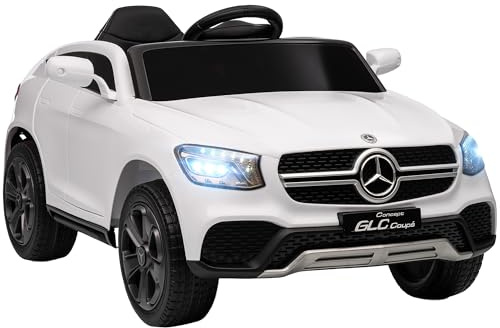 AIYAPLAY Kinder Elektroauto Mercedes-Benz Concept GLC Coupe 12V Weiß