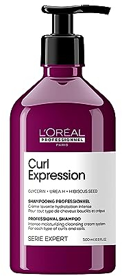 L'Oréal Professionnel Haarshampoo für welliges und lockiges Haar, Serie Expert, Curl Expression Intense Moisturizing Cleansing Cream, 500 ml