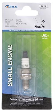 TORCH Spark Plug AC7R Spark Plug Solid terminal Repalce for 965/RZ7C RZ7CT10, for TR14C TR14S, for 4194, for Tanaka 018-16005-20, for Spark Plug CMR7H, OEM
