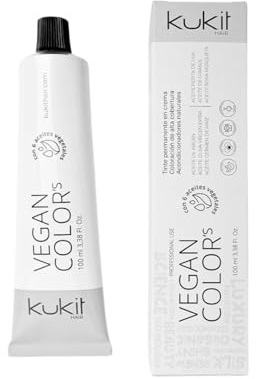Kukit Hair - Vegan Color's Tinte Natural, Tinte Pelo Mujer Vegano 100 ml (5.0 Castaño Claro)