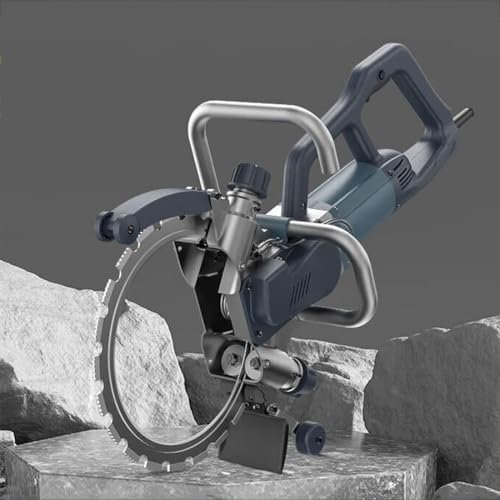DPDZSW Macchina Elettrica per Scanalature a Muro,8800W Scanalatrice da Muro,Macchina per Il Taglio del Calcestruzzo in Acciaio, per Tutti I Tipi di Aperture a Muro,Aperture per Balconi Finestre