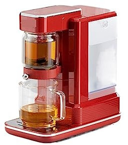 DCDCD Electric Kettle 220 Instant Heating Tea Maker Appliance Water Dispenser Smart Tea Cooker Small Dispenser Health Preserving Pot(British red)