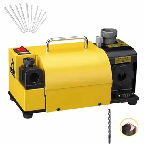 Multifunzione Affilatrice Portatile per Punte Da Trapano,Kit Completo Con 11/13 Mandrini,Regolazione Angolo Personalizzabile,Design Leggero per Fabbriche,Garage O Uso Domestico,13D(upgradedversion)