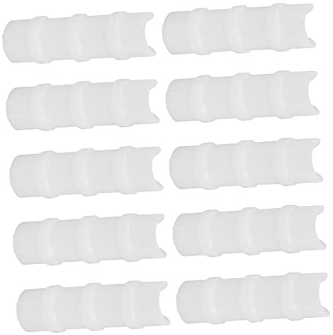 iplusmile 10 Pezzi Snap in Buckle per Serra Accessori in ABS Elasticità e Resistenza UV Compatibili con Fissaggio Film e Rete