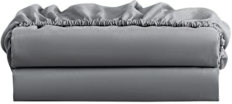 FreshCulture Twin XL Fitted Sheet Only 2 Pack - Hotel Quality Fitted Sheet - Ultra Soft & Breathable - Brushed Microfiber - Deep Pocket - Cooling Fitted Sheets for Twin XL Size Bed (Dark Grey)