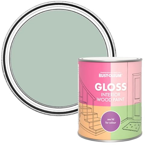 Rust-Oleum Green Interior Wood Paint in Gloss Finish - Leaplish 750ml