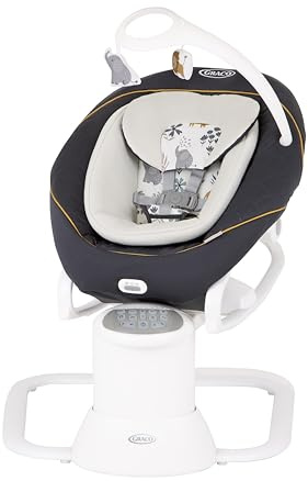 Graco All Ways Soother 2-i-1 gunga och hängmatta, från födseln till ålder av ca 6 månader (9 kg), flerfärgad, vild