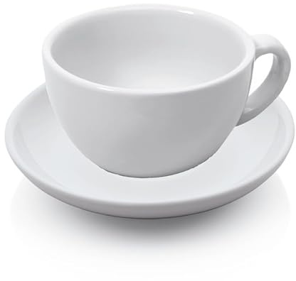 20 x cappuccinokopp fat Italia 200 ml vit, porslin