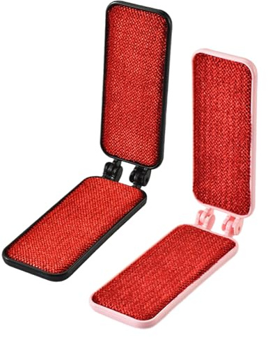2PCS Plegable Portátil Cepillo Quitapelusas Para Ropa, 23x5x1cm PP Mini Quita Pelusas, Reutilizable Multifuncional Quitapelusas Ropa, Para Limpiar Muebles, Sofás, Pelo De Mascotas Y Polvo De Tejidos