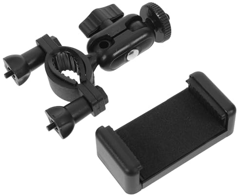 Yardwe Accesorio de Tiro para Espejo Retrovisor de Motocicleta Soporte para Cámara de Acción con Rotación de Grados Compatible con Gopro Soporte para Teléfono de Motocicleta para Espejo