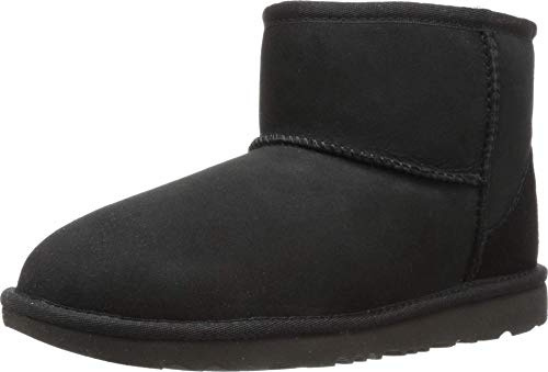 UGG Classic Mini Ii, Stivali Unisex - Bambini e ragazzi, Nero, 36 EU