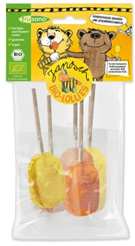 Sucettes bio orange et citron 60 g (Orange - Citron)