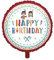 Amscan 3924901 Folienballon Tepee & Tomahawk, Mehrfarbig