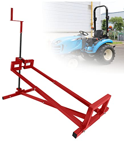 Froadp Appareil de levage pour tracteur de pelouse, ascenseur, tondeuse autoportée, aide au nettoyage télescopique, cric d'inclinaison à 45 °, réglable, élévateur pour tracteur pelouse, tondeuse à