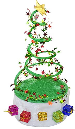 Canzoon divertida gorra de Navidad para adultos, gorro de Papá Noel verde, gorras de Navidad para adultos, gorro de Papá Noel, gorras de Papá Noel para Navidad, gorro de Nikolaus para Navidad, regalo