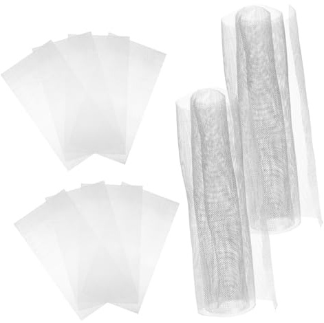 Veemoon Rouleau de Treillis Métallique Tissé Fin en Acier Inoxydable 30 Mesh Résistant la Rouille, Facile à Installer, pour Moustiquaire de Porte et Clôture à Poules