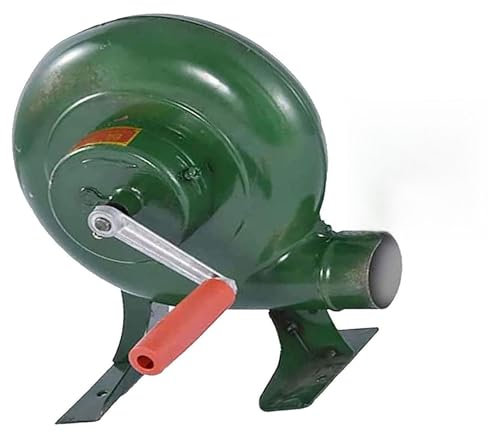 JOUFNING Ventilador Manual del BBQ De La Fragua del Herrero De La Manivela - Soplador De Barbacoa, Soplador De Mano, Mini Soplador Manual De Barbacoa De Engranajes, para Acampar/Picnic (Color : 80W)