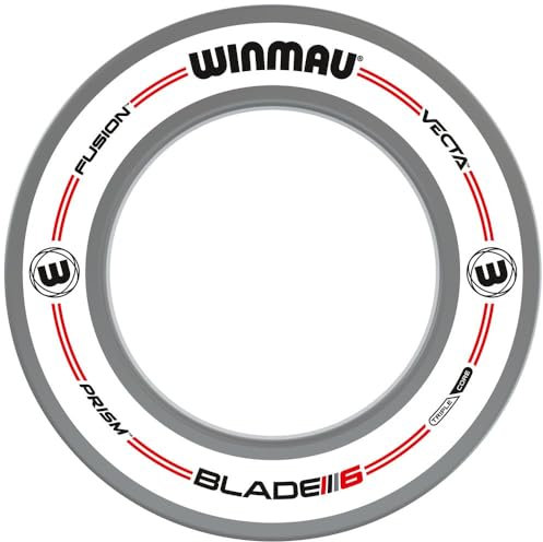 WINMAU Dartscheibe Schutzring – Pro Line Original Weiß Dart Surround
